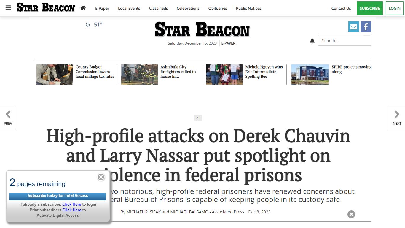 High-profile attacks on Derek Chauvin and Larry Nassar put spotlight on ...