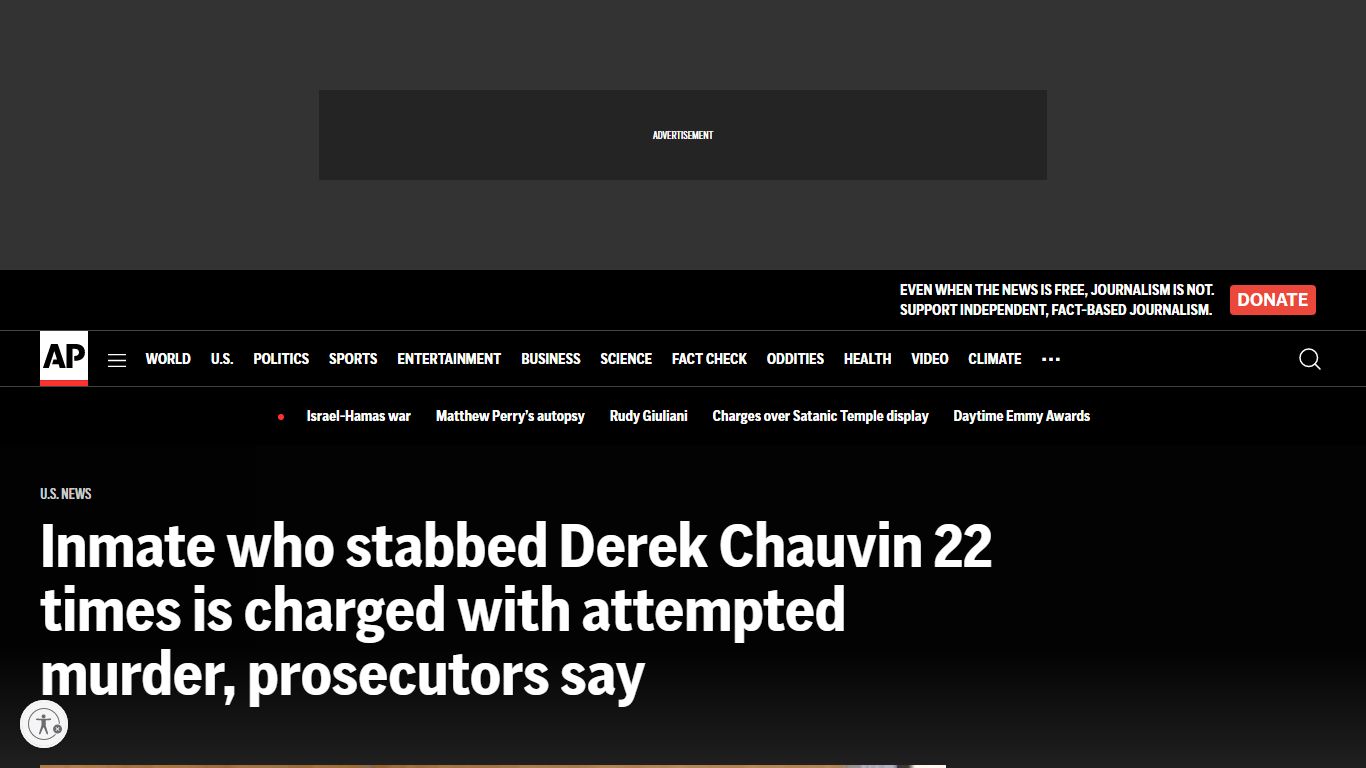Inmate who stabbed Derek Chauvin 22 times is charged with attempted ...